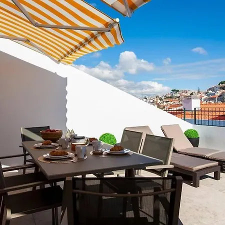 Lejlighed Crucifixo Duplex With Terrace Lisboa